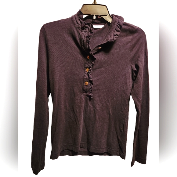Tory Burch Tops - Tory Burch Blue Long Sleeve Top